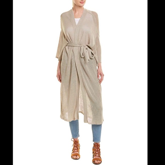 Johnny Was Jackets & Blazers - NWT M/L Johnny Was Organic Linen Kimono Duster